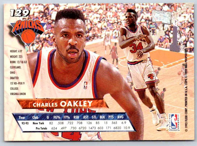 1992 Fleer Ultra Charles Oakley