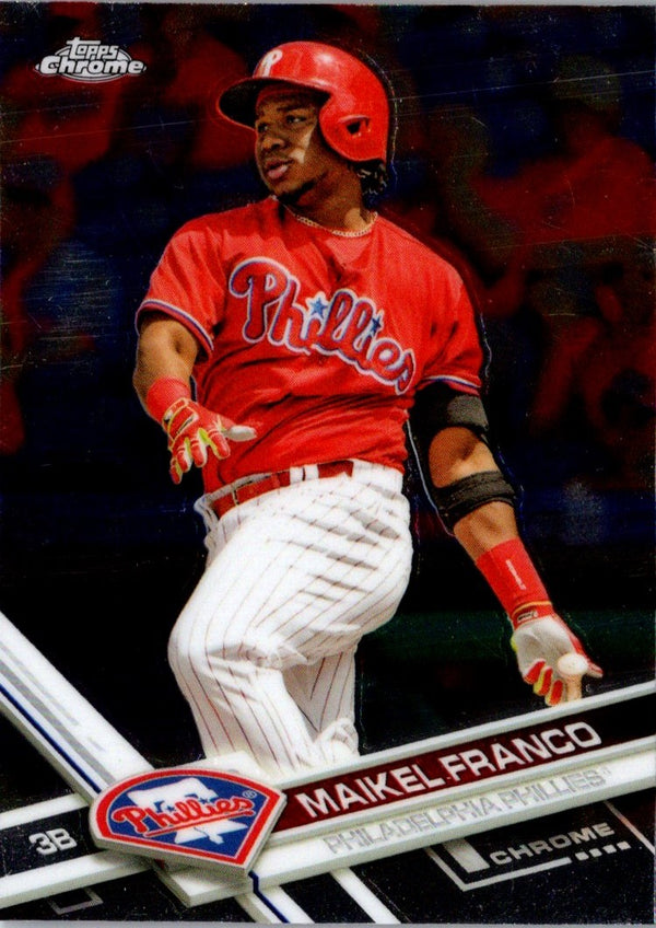 2017 Topps Chrome Maikel Franco #119