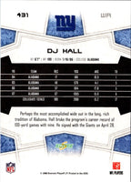 2008 Score Super Bowl XLIII DJ Hall #431