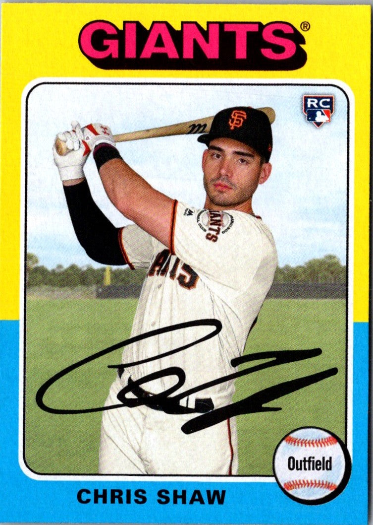 2019 Topps Archives Chris Shaw