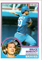 1983 O-Pee-Chee Bruce Benedict #204