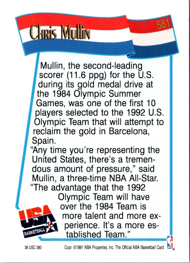 1991 Hoops Chris Mullin