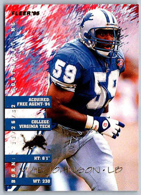 1995 Fleer Mike Johnson #123