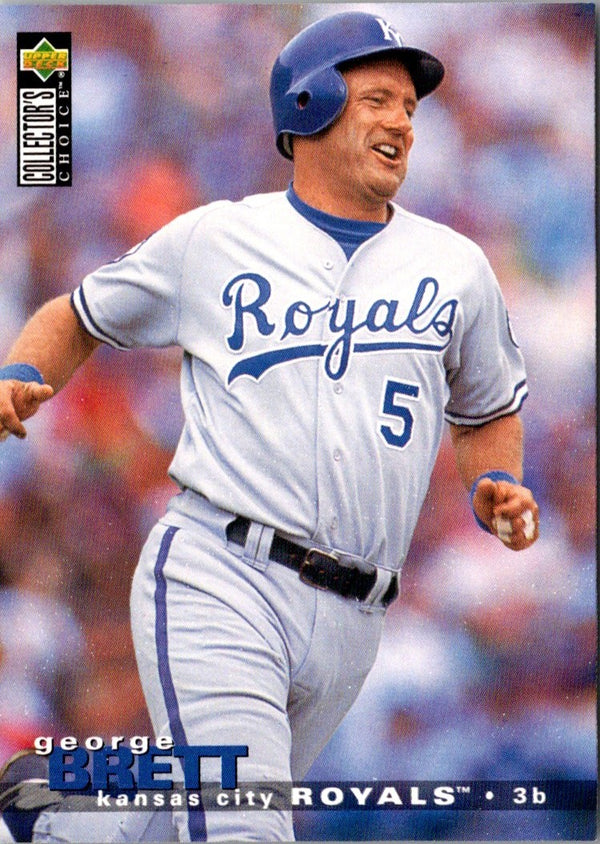 1995 Collector's Choice George Brett #49 Silver Signature