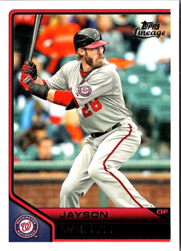 2011 Topps Lineage Jayson Werth #69