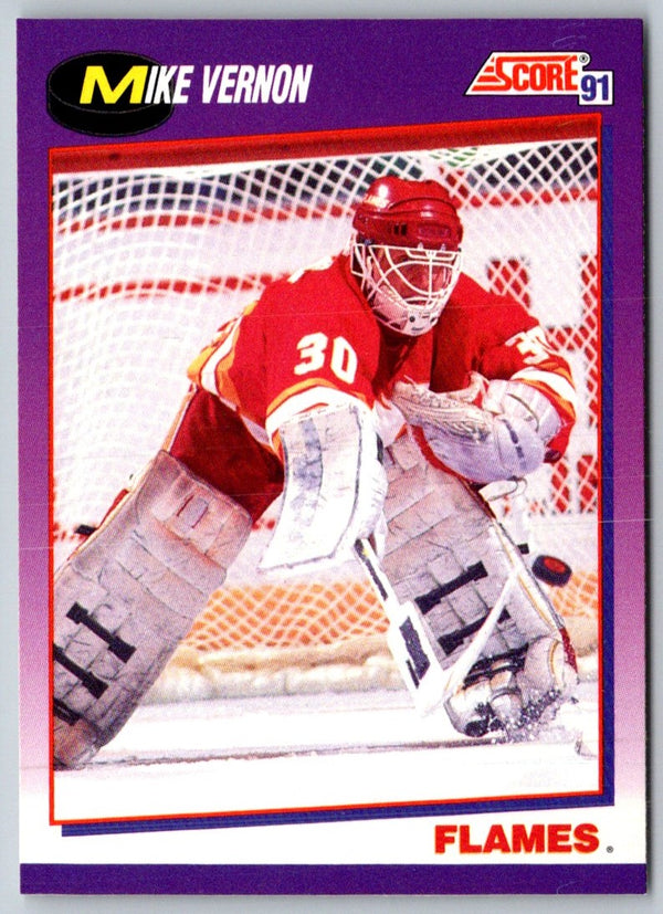 1991 Score Mike Vernon #80