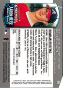 2000 Bowman Draft Picks & Prospects Chrome Aaron Herr