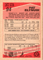 1989 O-Pee-Chee Pat Elynuik #94 Rookie