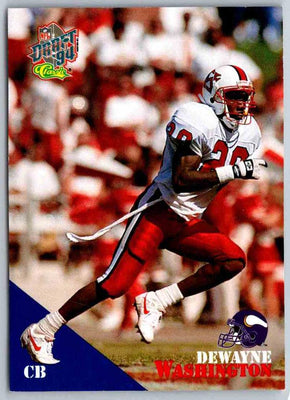 1995 Fleer DeWayne Washington #41