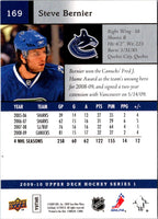 2009 Upper Deck Steve Bernier #169