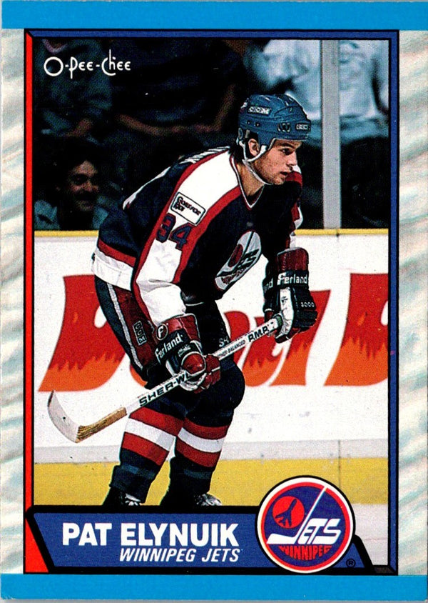 1989 O-Pee-Chee Pat Elynuik #94 Rookie