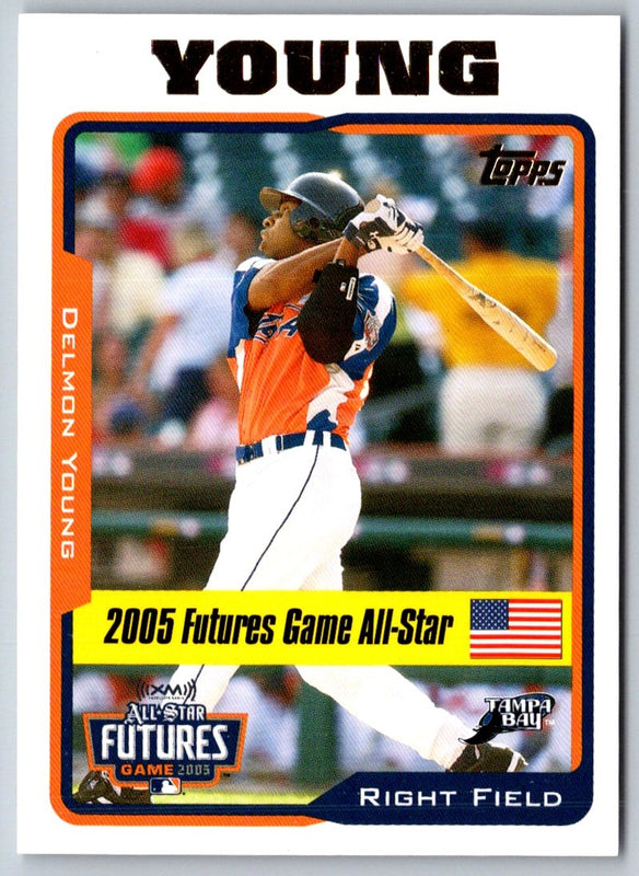 2005 Topps Updates & Highlights Delmon Young #UH215