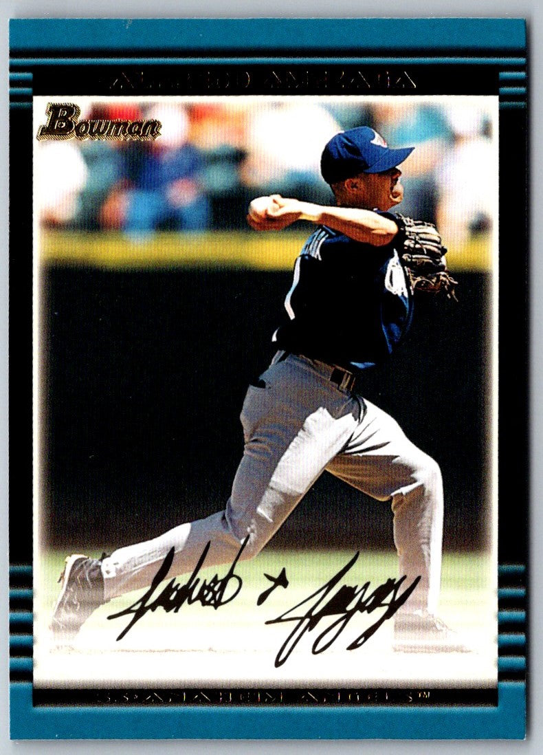 2002 Bowman Gold Alfredo Amezaga