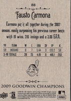 2009 Upper Deck Goodwin Champions Fausto Carmona #188