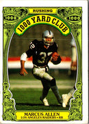 1986 Topps 1000 Yard Club Marcus Allen