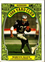1986 Topps 1000 Yard Club Marcus Allen #1