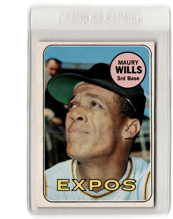 1969 Topps Maury Wills #45 EX