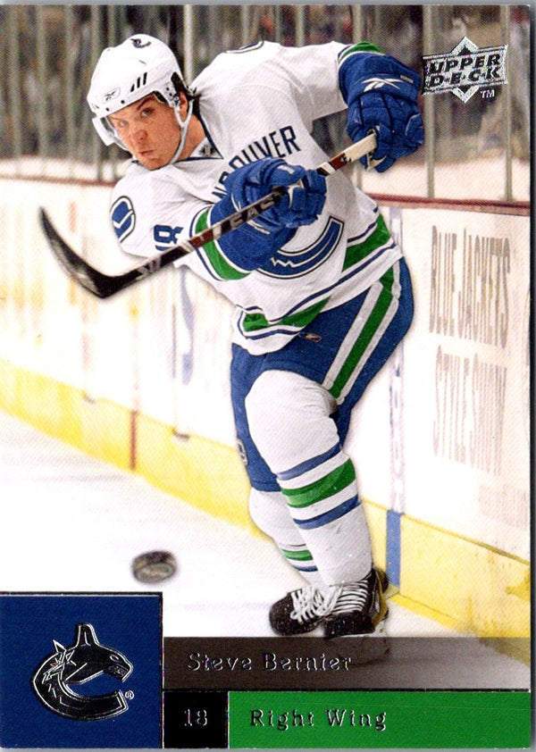 2009 Upper Deck Steve Bernier #169