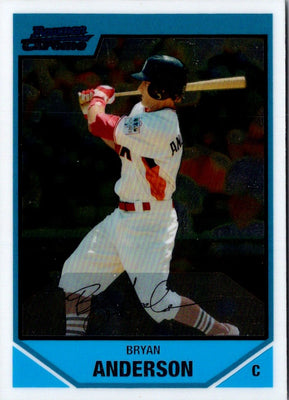 2007 Bowman Draft Picks & Prospects Chrome Bryan Anderson #BDPP87