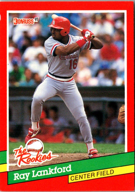 1991 Donruss The Rookies Ray Lankford #8