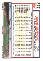 1992 Topps Bob Zupcic #377 Rookie