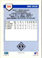 1991 Line Drive AA Mike Taylor #366