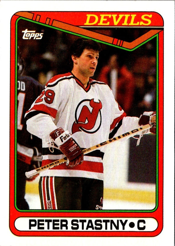 1990 Topps Peter Stastny #334