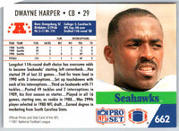 1992 Proset Dwayne Harper #662