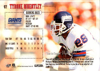 1996 SkyBox Impact Tyrone Wheatley #97