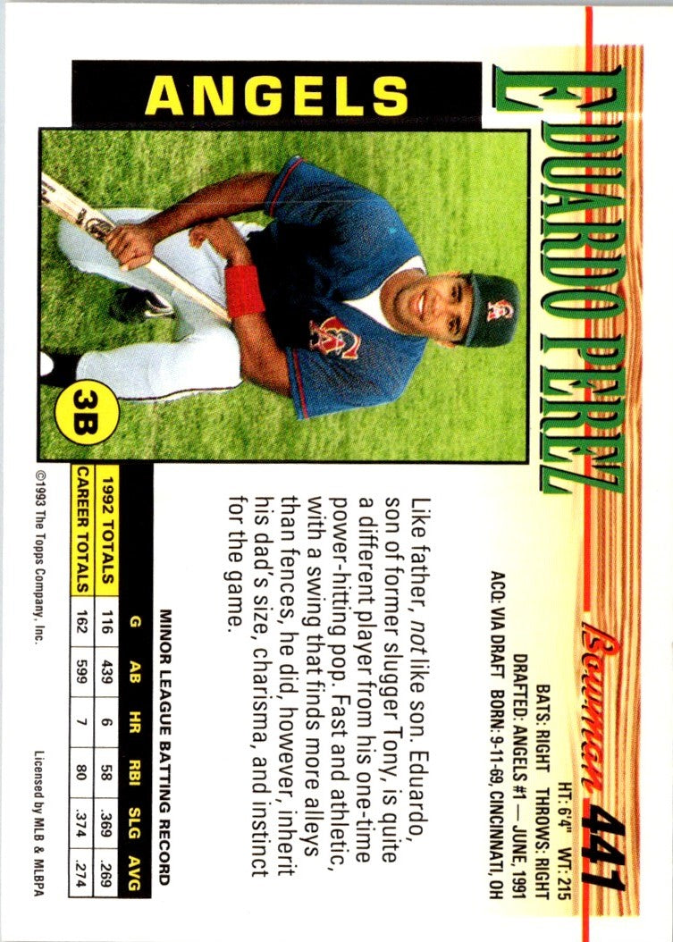 1993 Bowman Eduardo Perez