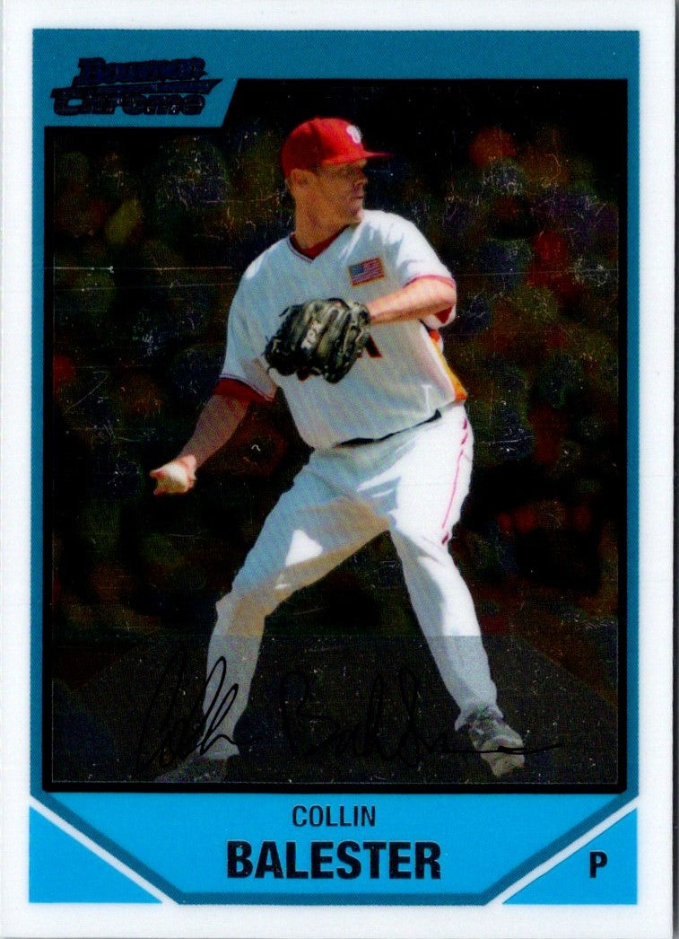 2007 Bowman Draft Picks & Prospects Chrome Collin Balester