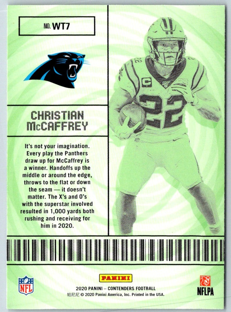 2019 Panini Absolute Christian McCaffrey