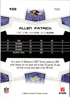 2008 Score Super Bowl XLIII Allen Patrick #429