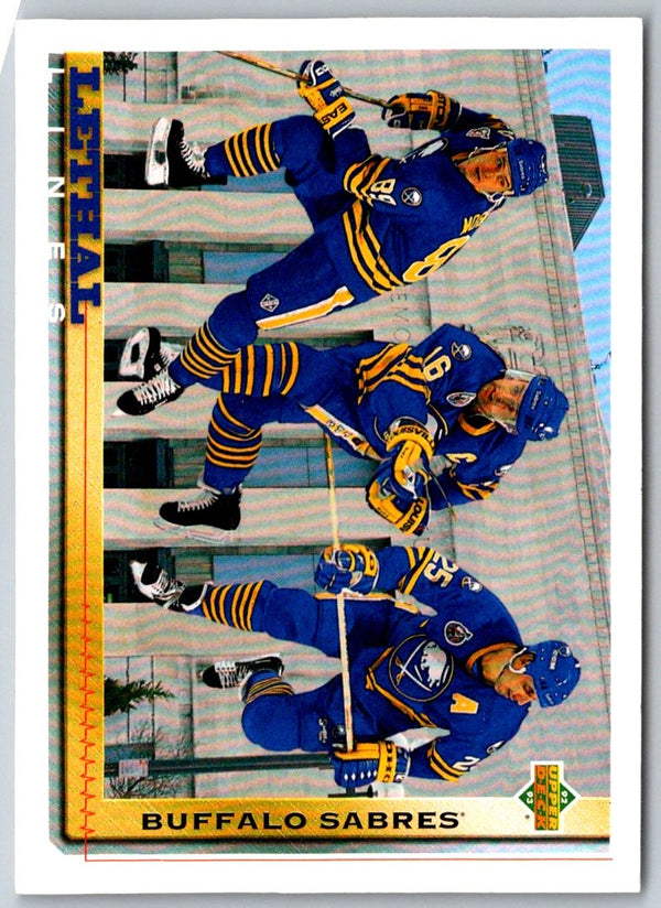 1992 Upper Deck McDonald's All-Stars Iron-Ons Buffalo Sabres #NNO