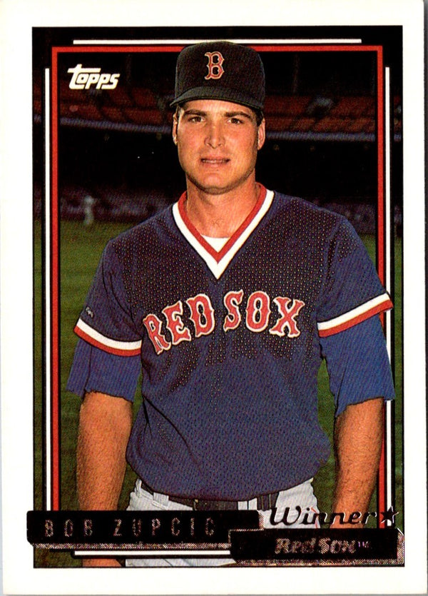 1992 Topps Bob Zupcic #377 Rookie