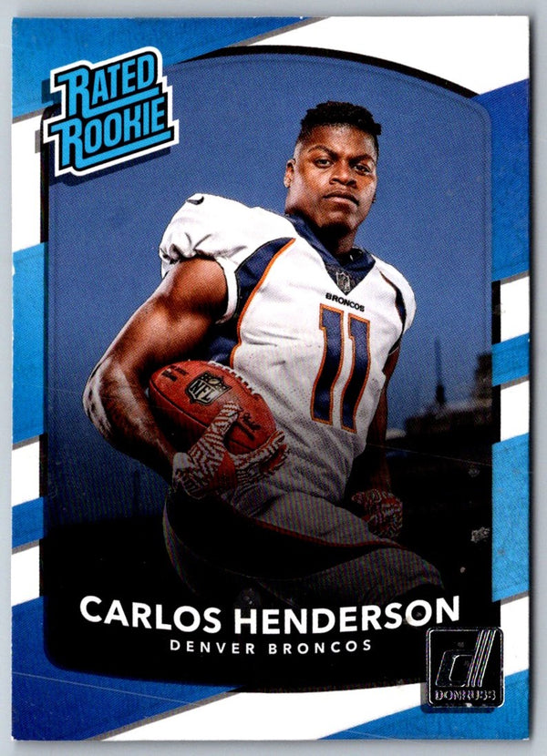 2017 Donruss Carlos Henderson #336 Rookie