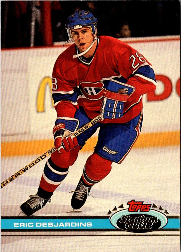 1991 Stadium Club Eric Desjardins #214