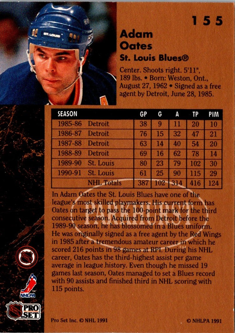 1991 Parkhurst Adam Oates