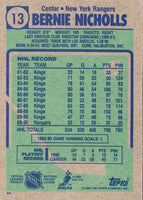 1990 Topps Bernie Nicholls #13