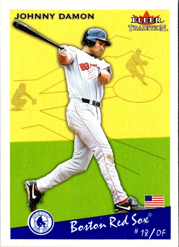 2002 Fleer Tradition Update Johnny Damon