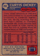 1985 Topps Curtis Dickey