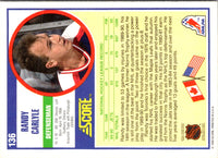 1990 Score Randy Carlyle #136