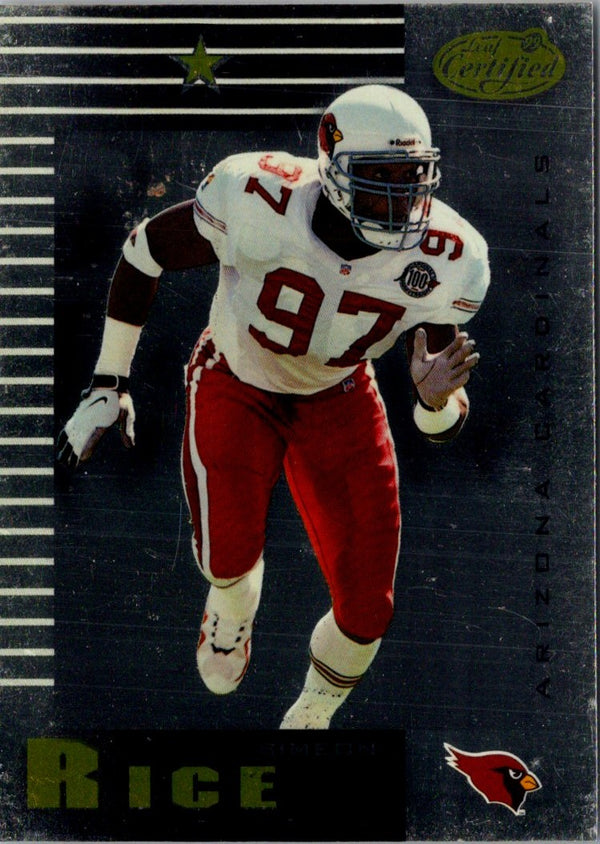 1999 Leaf Certified Simeon Rice #1