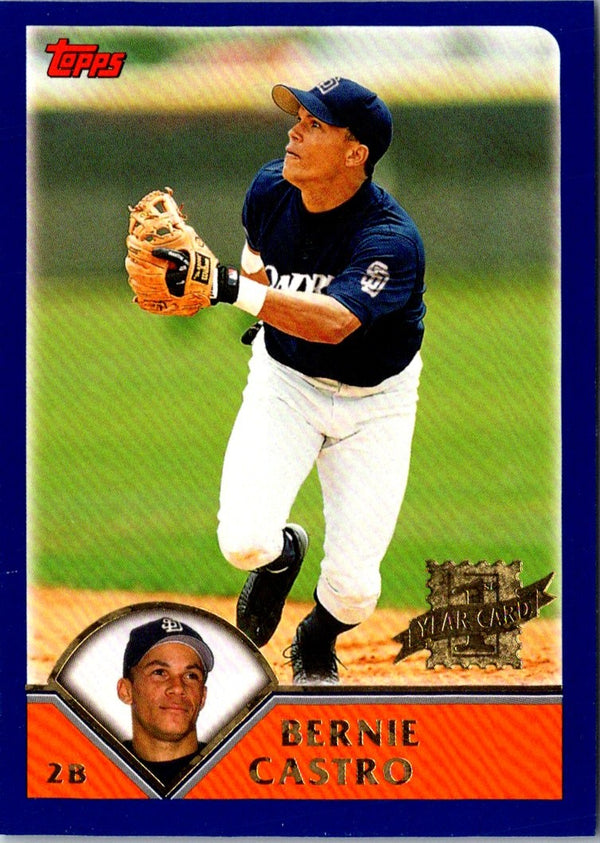 2003 Topps Bernie Castro #303 Rookie