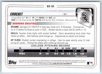 2020 Bowman Draft Garrett Crochet #BD-95