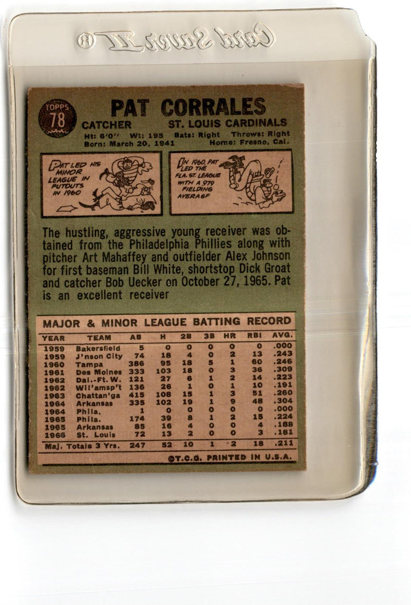 1967 Topps Pat Corrales