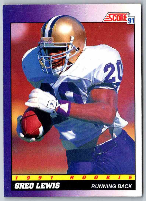 1991 Score Greg Lewis #571