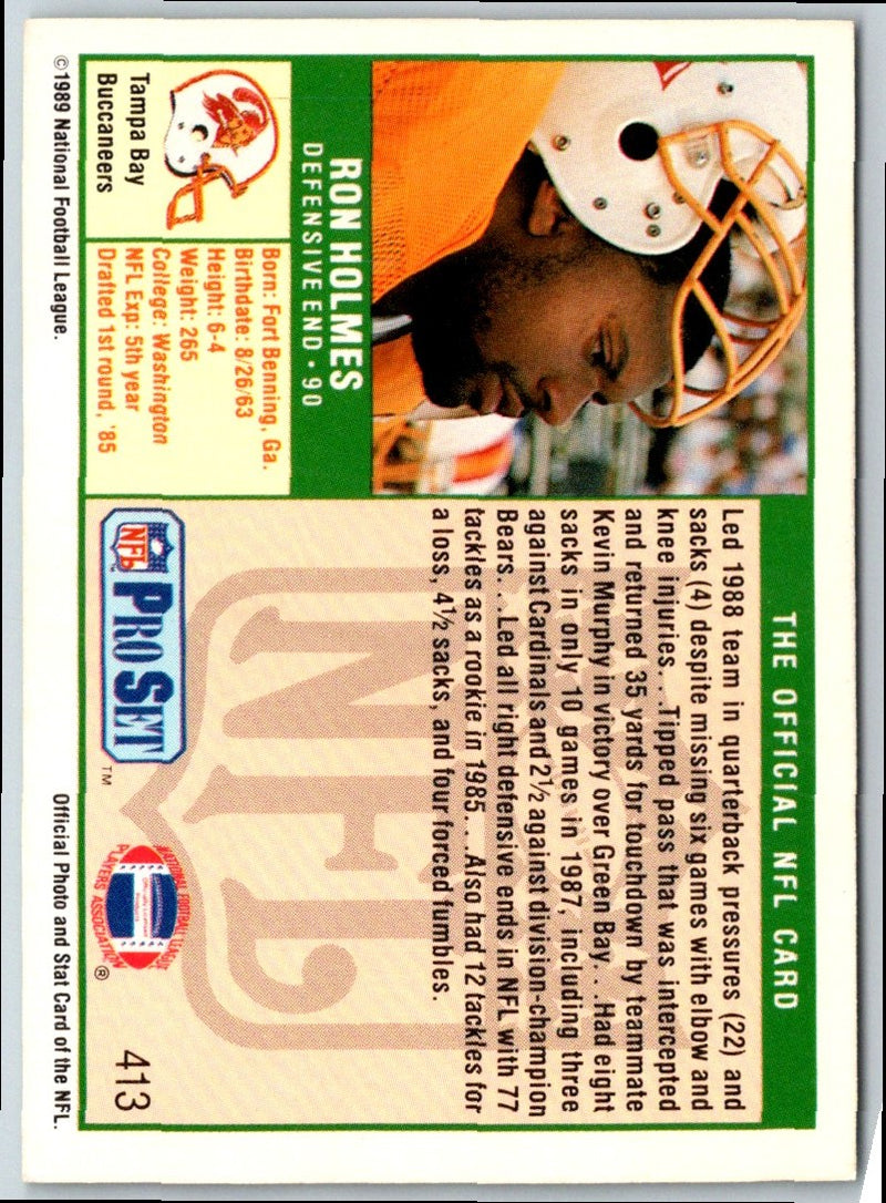1989 Pro Set Ron Holmes