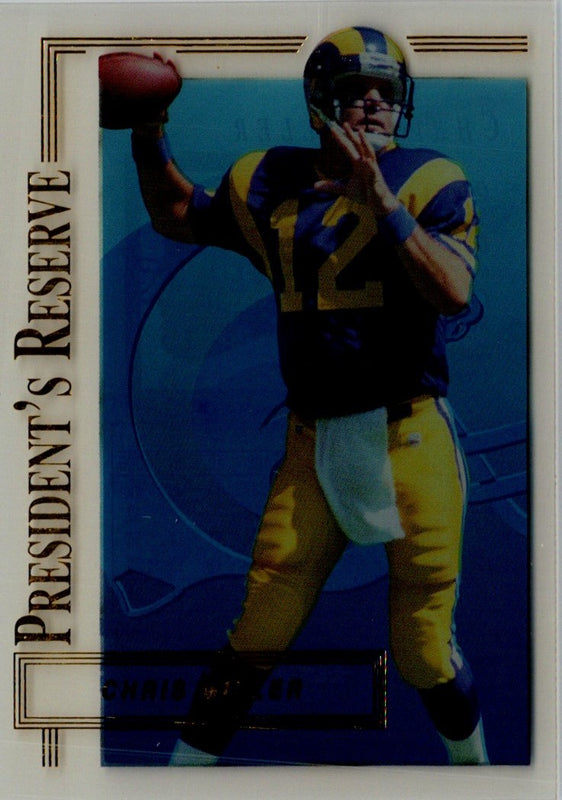 1996 Collector's Edge President's Reserve Chris Miller #388