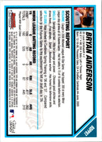 2007 Bowman Draft Picks & Prospects Chrome Bryan Anderson #BDPP87